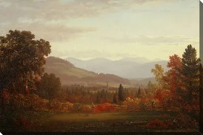 Мт. Меринос и город Гудзон осенью