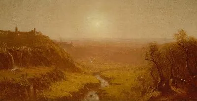 Картина Карниз на южной горе, в горах Кэтскилл