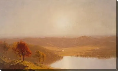 Вид с холмов Беркшира, недалеко от Питсфилда, штат Массачусетс