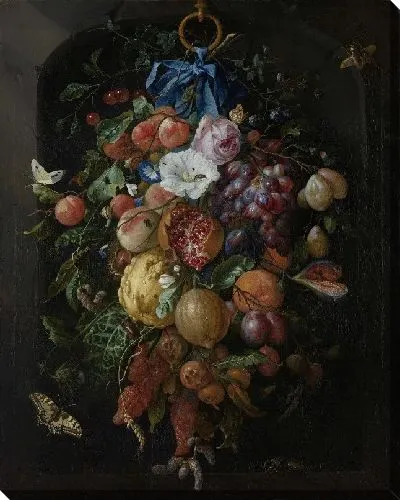 Картина Гирлянда фруктов и цветов