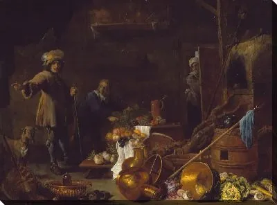 Картина Художник в своей студии