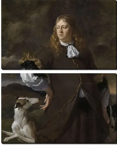 Картина Джоан Рейнст (1636-95), Лорд Дракенштейна и Вуурше, капитан Амстердамской милиции в 1672 году