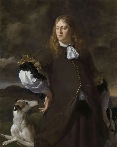 Картина Джоан Рейнст (1636-95), Лорд Дракенштейна и Вуурше, капитан Амстердамской милиции в 1672 году
