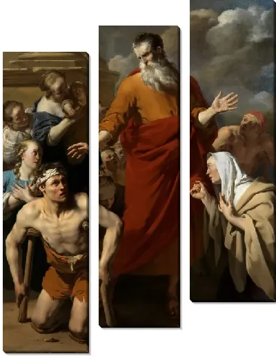 Картина Павел исцеляет калеку в Листре