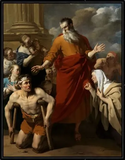 Картина Павел исцеляет калеку в Листре