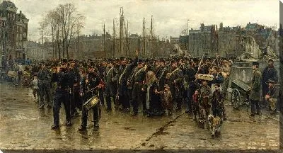 Картина Перевозка колониальных солдат