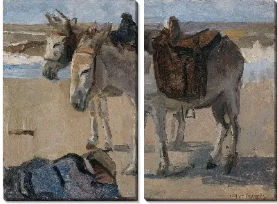 Картина Два осла