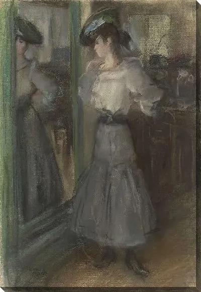 Картина Девушка перед зеркалом