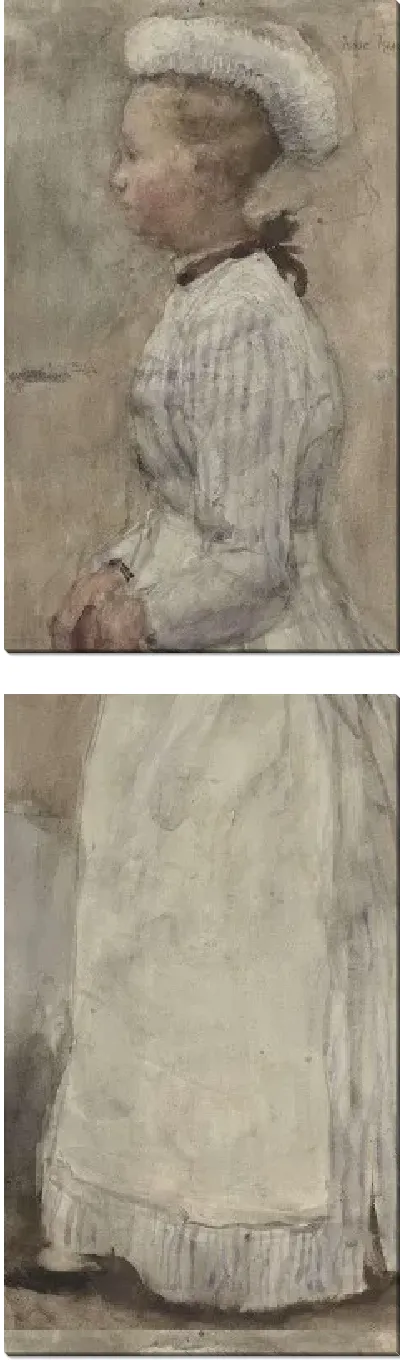 Картина уборщица