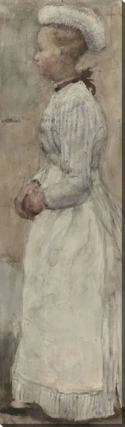 Картина уборщица