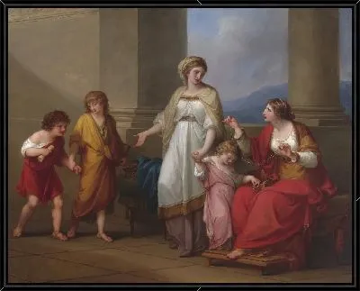 Корнелия, мать Гракхов, указывала на своих детей как на свои сокровища.