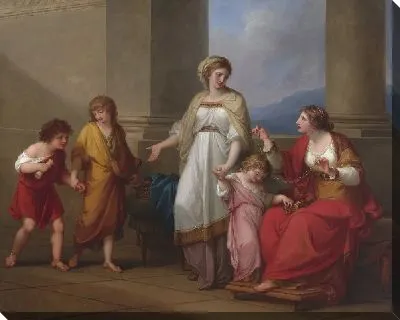 Корнелия, мать Гракхов, указывала на своих детей как на свои сокровища.