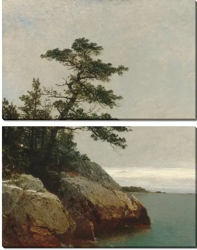 Картина Старая сосна, Дариен, Коннектикут