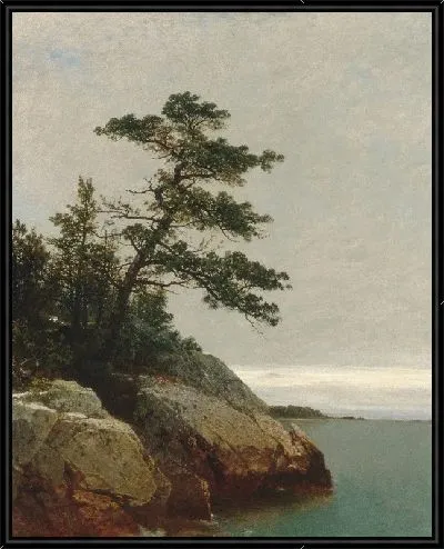 Картина Старая сосна, Дариен, Коннектикут