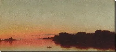 Картина Сумерки на звуке, Дариен, Коннектикут