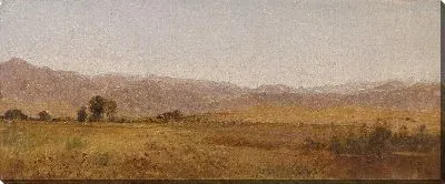 Картина Снежный хребет и предгорья из долины Вальмонт, штат Колорадо