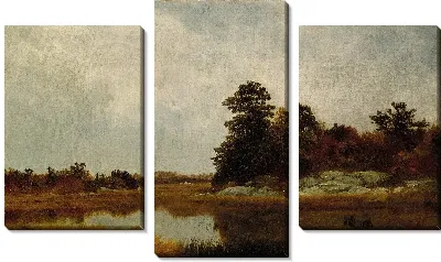 Картина Октябрь в болотах