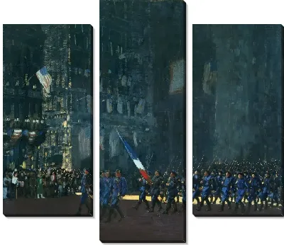 Картина Синие Дьяволы на Пятой авеню