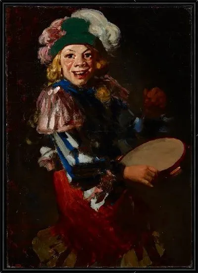 Картина Новогодний барабанщик