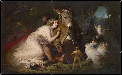 Сцена из сна в летнюю ночь. Титания и Нижняя 