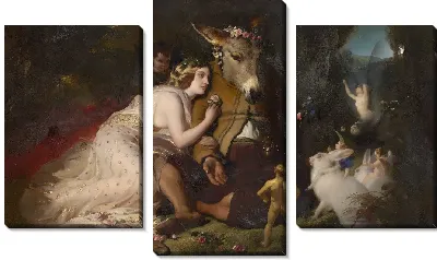 Сцена из сна в летнюю ночь. Титания и Нижняя 