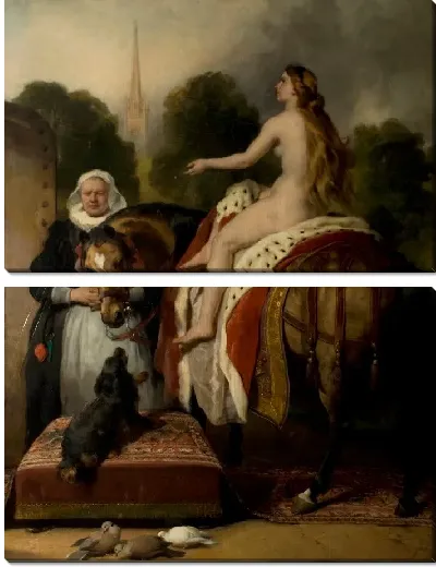 Картина Молитва леди Годивы 