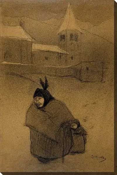 Картина Снежный пейзаж