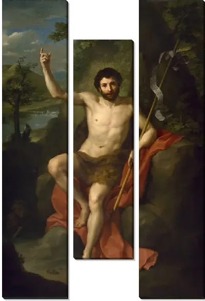 Картина Иоанн Креститель проповедует в пустыне 