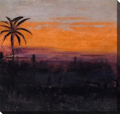 Картина Небо, имитируемое красными фламинго, исследование для книги, скрывающей окраску в животном царстве