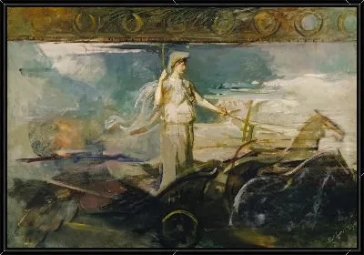 Минерва в колеснице