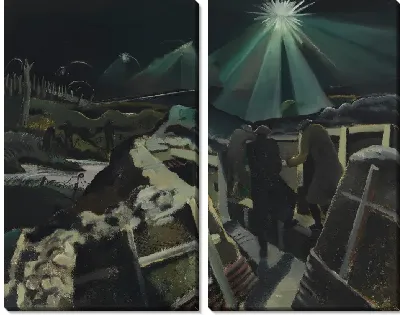 Ипрский выступ ночью