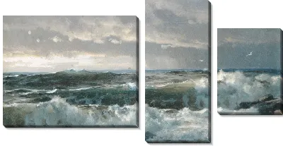 Картина Сёрфинг на камнях