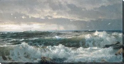 Картина Сёрфинг на камнях