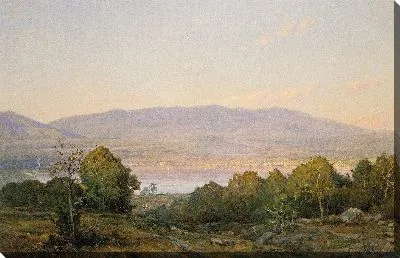 Картина Закат в Сентер-Харбор, штат Нью-Гэмпшир