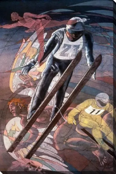 Картина Олимпийская серия, зимние игры