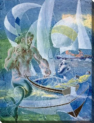 Картина Олимпийская серия, парусный спорт