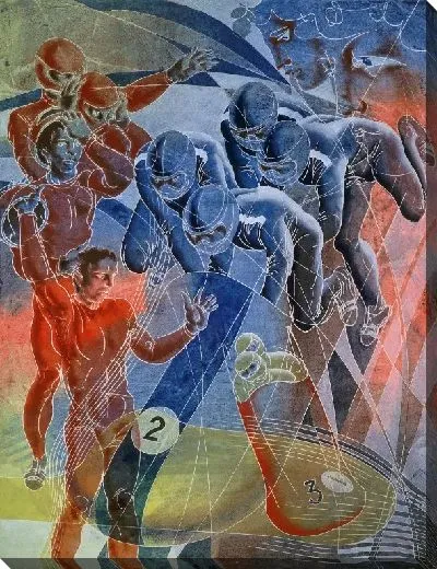 Картина Олимпийская серия, бобслей