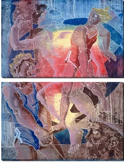 Картина Олимпийская серия, плавание