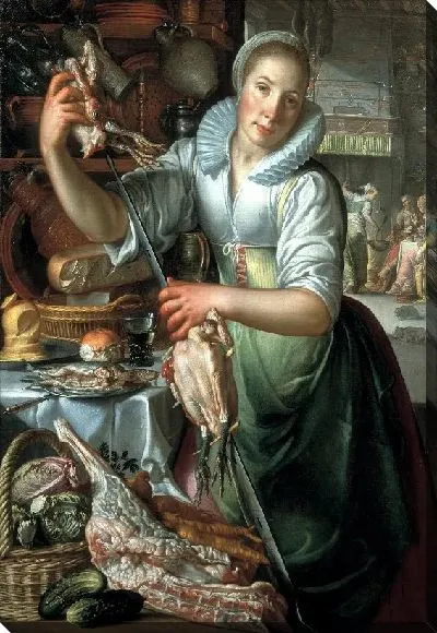 Картина Служанка на кухне