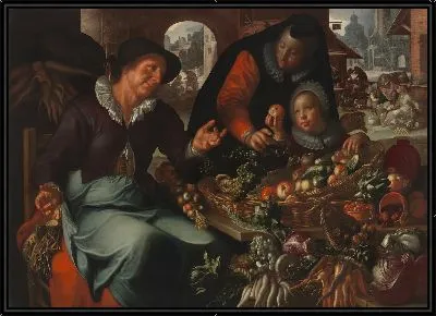 Продавец фруктов и овощей