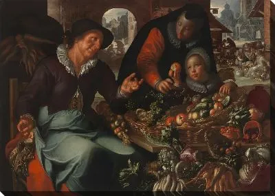 Продавец фруктов и овощей