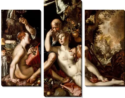 Картина Лот и его дочери