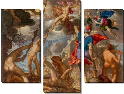 Картина Битва между богами и гигантами