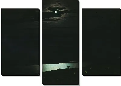 Картина Лунная ночь на Днепре (Moonlit Night on the Dnieper)