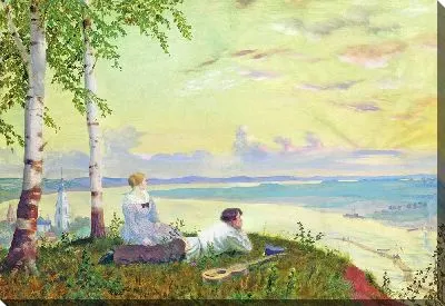 Картина На Волге