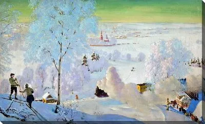 Картина Лыжники №9