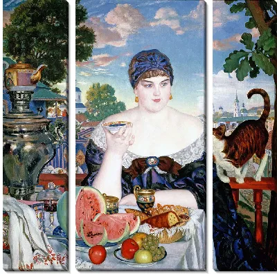 Картина Купчиха за чаем