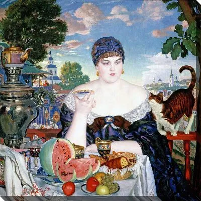 Картина Купчиха за чаем