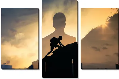 Модульная картина Мотивация всегда идти вверх