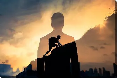 Постер Мотивация всегда идти вверх